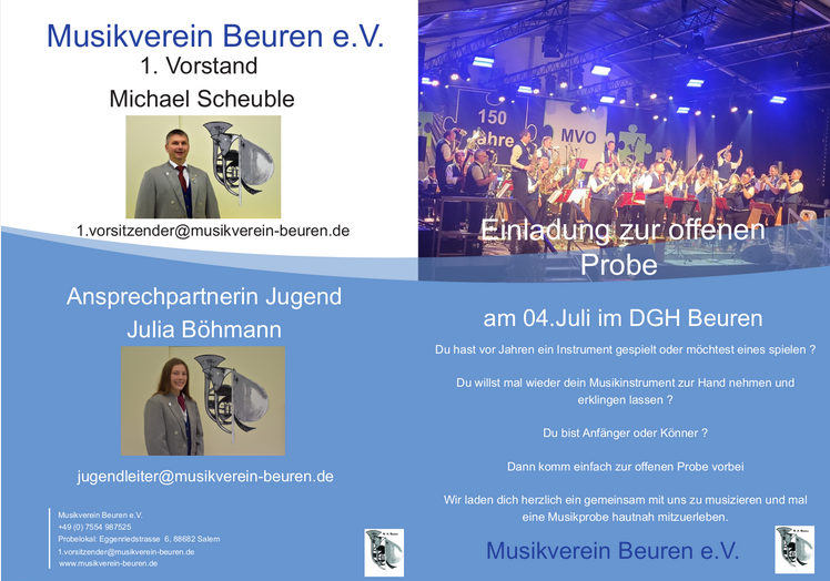 offene Musikprobe - 04.07.2025